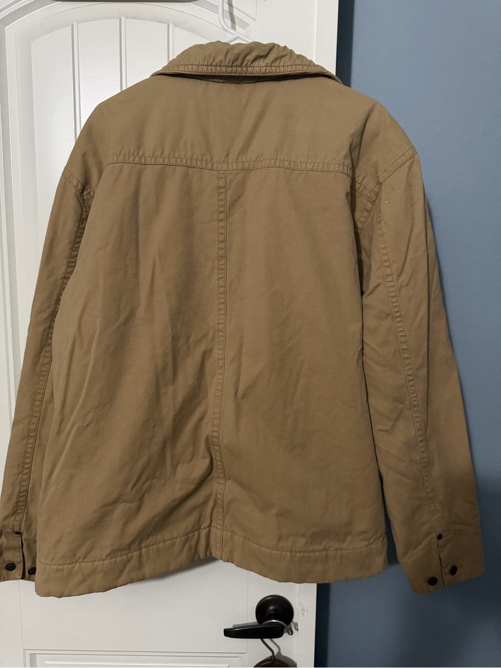 Preview International Men’s Quilted Field Jacket - Khaki - Picture 3 of 5
